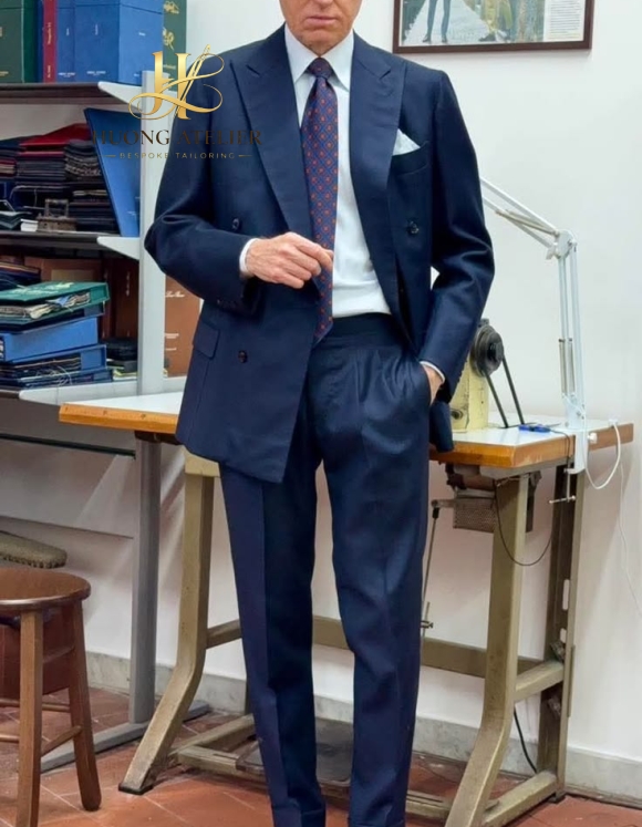 Navy Classic Business Suit Ho Chi Minh