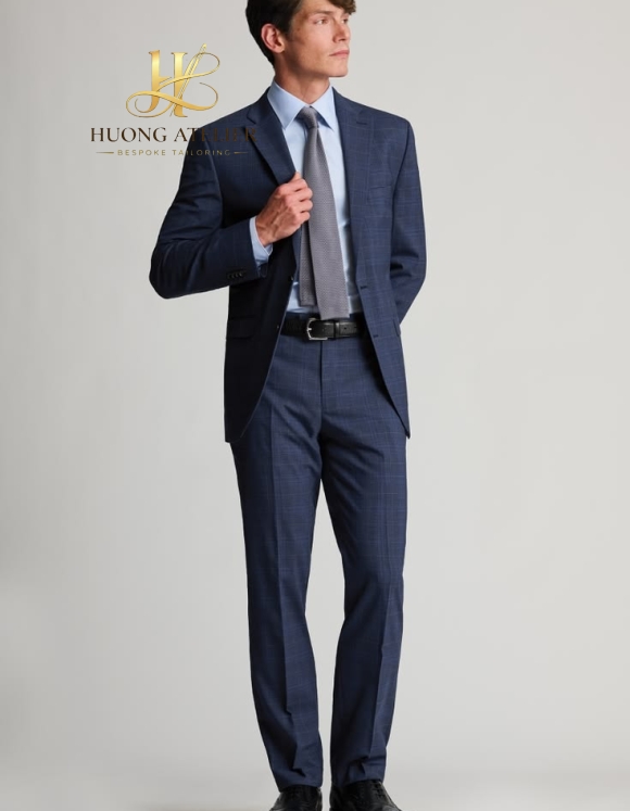 Navy Slim Fit Custom Suit Ho Chi Minh