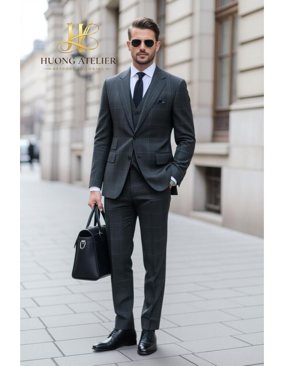Charcoal Business Suit Ho Chi Minh